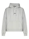 Bonsai Cotton Sweatshirt With Drawstring In Grey