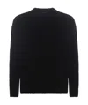Bonsai Crewneck Pullover Jumper In Black