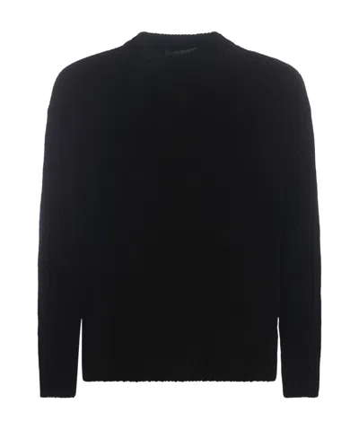Bonsai Crewneck Pullover Jumper In Black