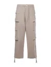 Bonsai Drawstring-waist Cargo Trousers In Neutral