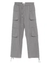 Bonsai Drawstring Cargo Pants In Grey