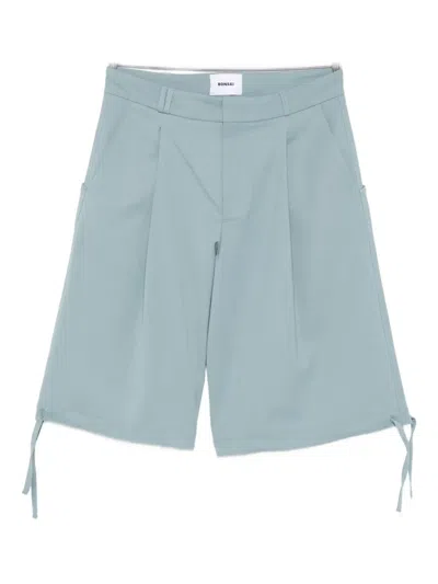 Bonsai Drawstring-hem Shorts In Blue