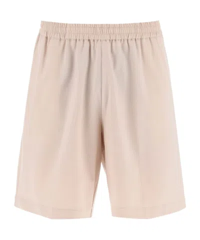 Bonsai Elasticated-waistband Bermuda Shorts In Nude