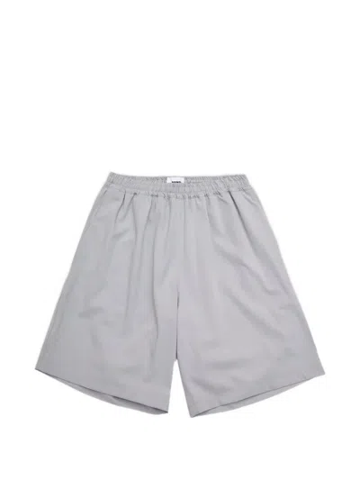 Bonsai Elasticated-waist Track Shorts In Gray