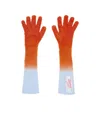 Bonsai Gradient Gloves In Red