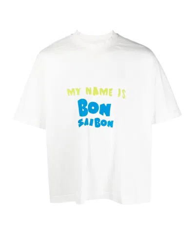 Bonsai Graphic-print Cotton T-shirt In Bianco