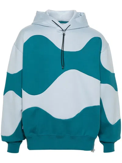 BONSAI INTARSIA WAVES HOODIE