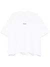 Bonsai Jersey-texture T-shirt In White
