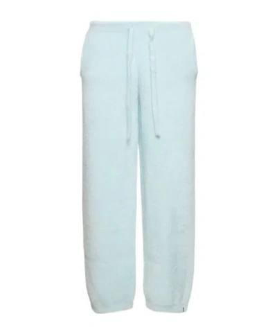 Bonsai Knitted Jogging Pants In Blue