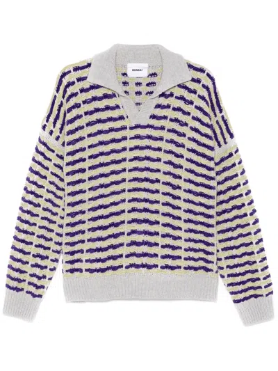 Bonsai Knitted Jumper In 灰色