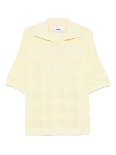 Bonsai Knitted T-shirt In Yellow