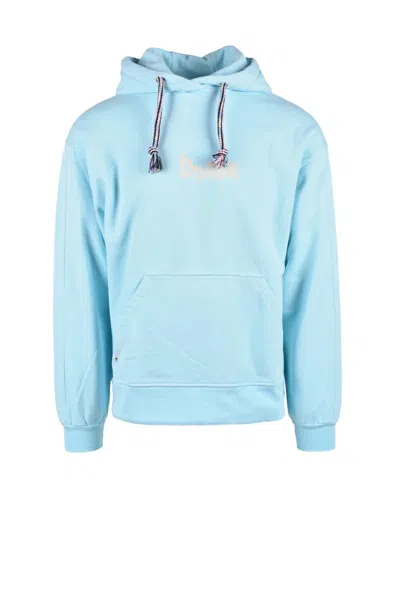 Bonsai Light Blue Cotton Sweatshirt