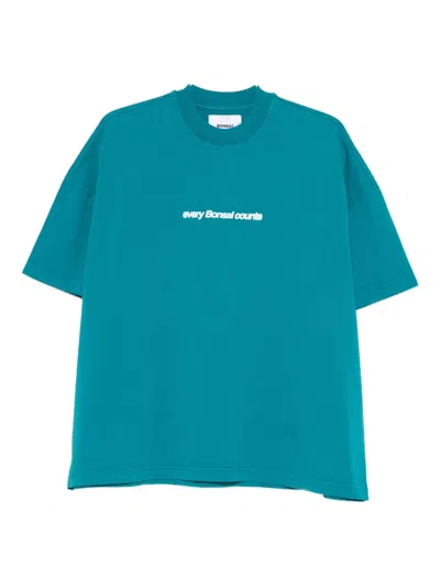 Bonsai Logo Graphic T-shirt In Blue