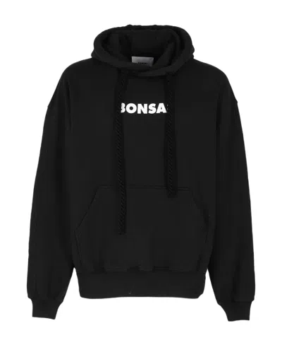 BONSAI BOX LOGO-PRINT COTTON HOODIE