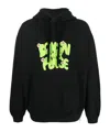 Bonsai Black Drawstring Hoodie Sweatshirt In Black