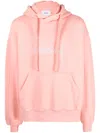 Bonsai Logo-print Cotton Hoodie In Pink