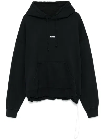 Bonsai Logo-print Hoodie In Black