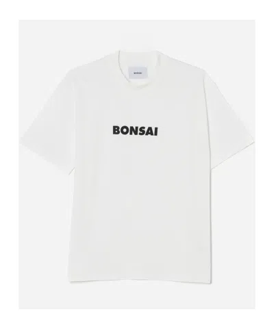 Bonsai Logo-print T-shirt In White