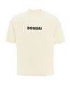 Bonsai Logo-printed Crewneck T-shirt In White