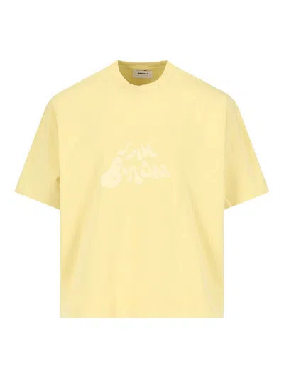 Bonsai Logo T-shirt In Yellow