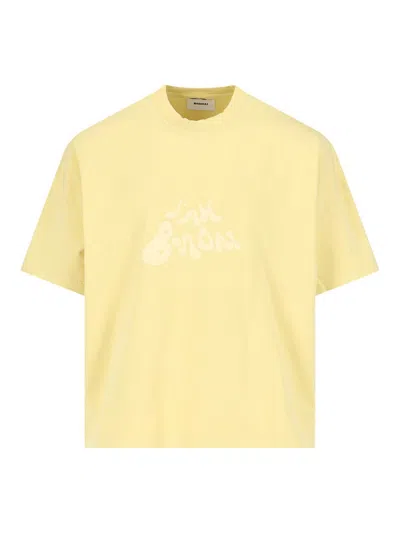 Bonsai Logo T-shirt In Yellow