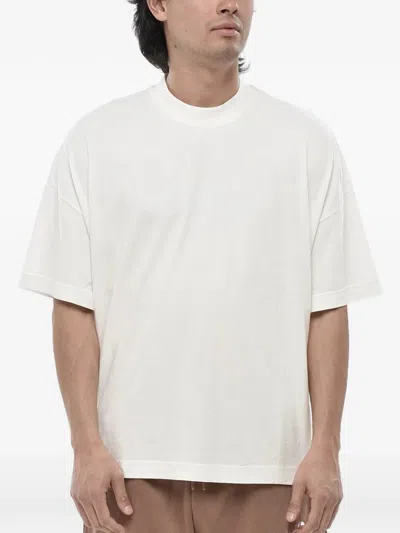 Bonsai Logo-print Drop-shoulder T-shirt In White