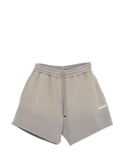 Bonsai Logo-print Shorts In Gray
