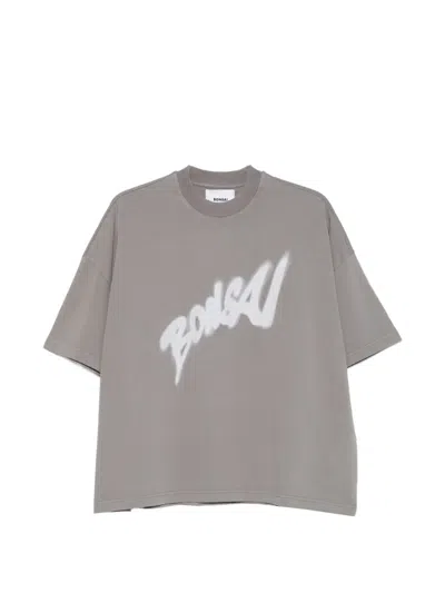 Bonsai Logo-print T-shirt In Gray