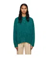 Bonsai Man Sweater Emerald Green Size S Polyamide In Green