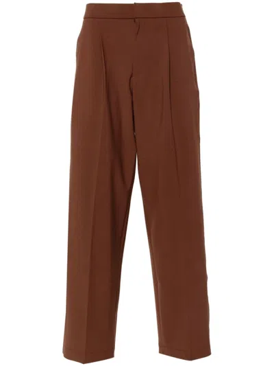 Bonsai Loose Trousers In Brown