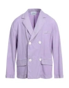Bonsai Man Blazer Lilac Size M Virgin Wool, Elastane In Purple