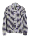 Bonsai Man Cardigan Light Grey Size M Cotton, Wool, Polyamide In Multi
