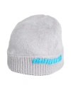 Bonsai Man Hat Light Grey Size Onesize Acrylic, Mohair Wool, Polyamide, Wool In Grey