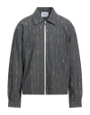 Bonsai Man Jacket Grey Size L Polyester, Virgin Wool, Elastane In Gray