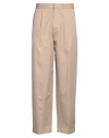 Bonsai Man Pants Beige Size L Cotton In Beige
