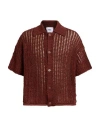 Bonsai Man Shirt Brown Size L Polyamide In Brown
