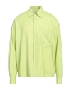 Bonsai Man Shirt Green Size M Virgin Wool, Elastane In Green