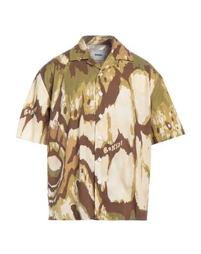 Bonsai Jungle Camouflage-print Shirt In Green