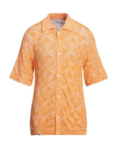 Bonsai Man Shirt Orange Size S Cotton, Viscose, Polyamide