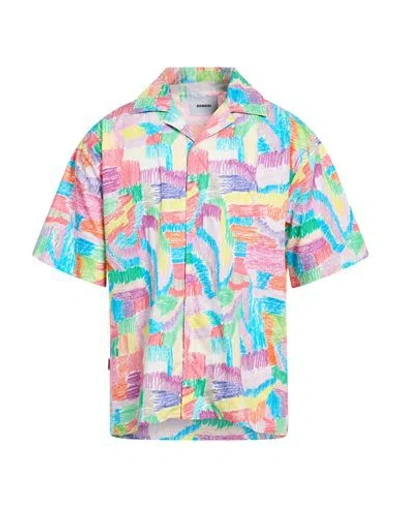 Bonsai Man Shirt Purple Size L Cotton In Multi