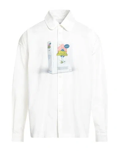 Bonsai Man Shirt White Size L Cotton