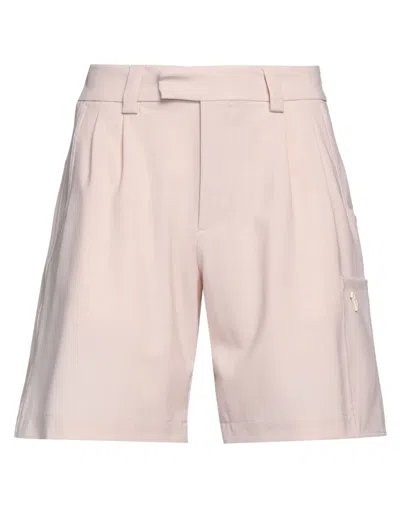 Bonsai Man Shorts & Bermuda Shorts Light Brown Size 28 Polyester, Virgin Wool, Elastane In Beige