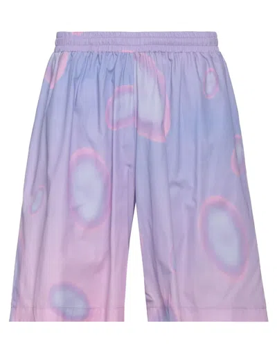 Bonsai Man Shorts & Bermuda Shorts Mauve Size M Cotton In Purple