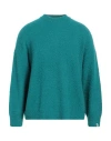 Bonsai Man Sweater Deep Teal Size L Alpaca Wool, Polyamide, Cotton, Modal, Elastane In Green