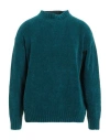 Bonsai Man Sweater Deep Teal Size L Cotton, Polyamide In Green