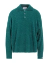 BONSAI BONSAI MAN SWEATER EMERALD GREEN SIZE S POLYAMIDE