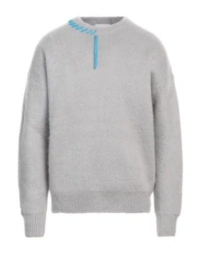 Bonsai Man Sweater Grey Size L Acrylic, Mohair Wool, Polyamide, Wool