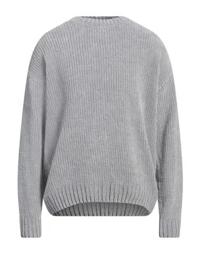 Bonsai Man Sweater Grey Size L Cotton, Polyamide In Gray