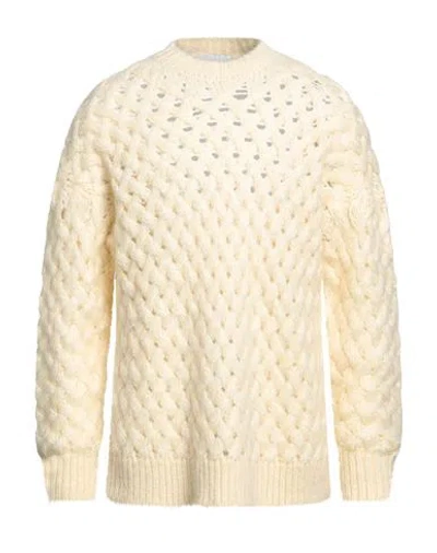Bonsai Man Sweater Pastel Yellow Size Xs Acrylic, Mohair Wool, Polyamide, Wool