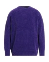 Bonsai Chenille Sweater In Purple